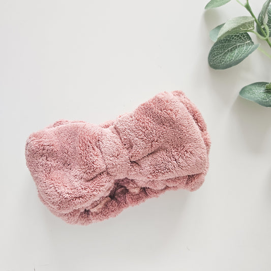 Mauve Pink Spa Headband | Build Your Own Skincare Gift Set For Her