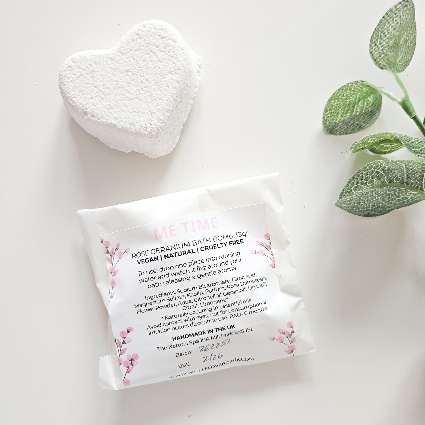 Me Time Aromatherapy Bath Bomb | Build Your Own Care Package for Her