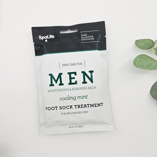 Men’s Cooling Mint Foot Sock Treatment | Self-Care Gift for him