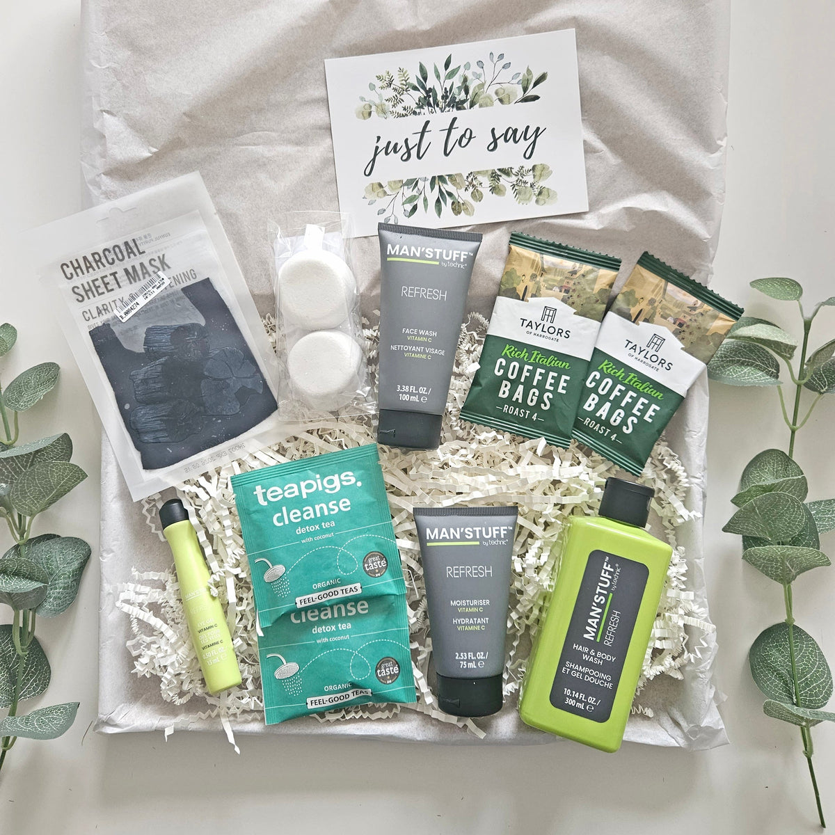 Mens Pamper Hamper | Self Care Gift for Him