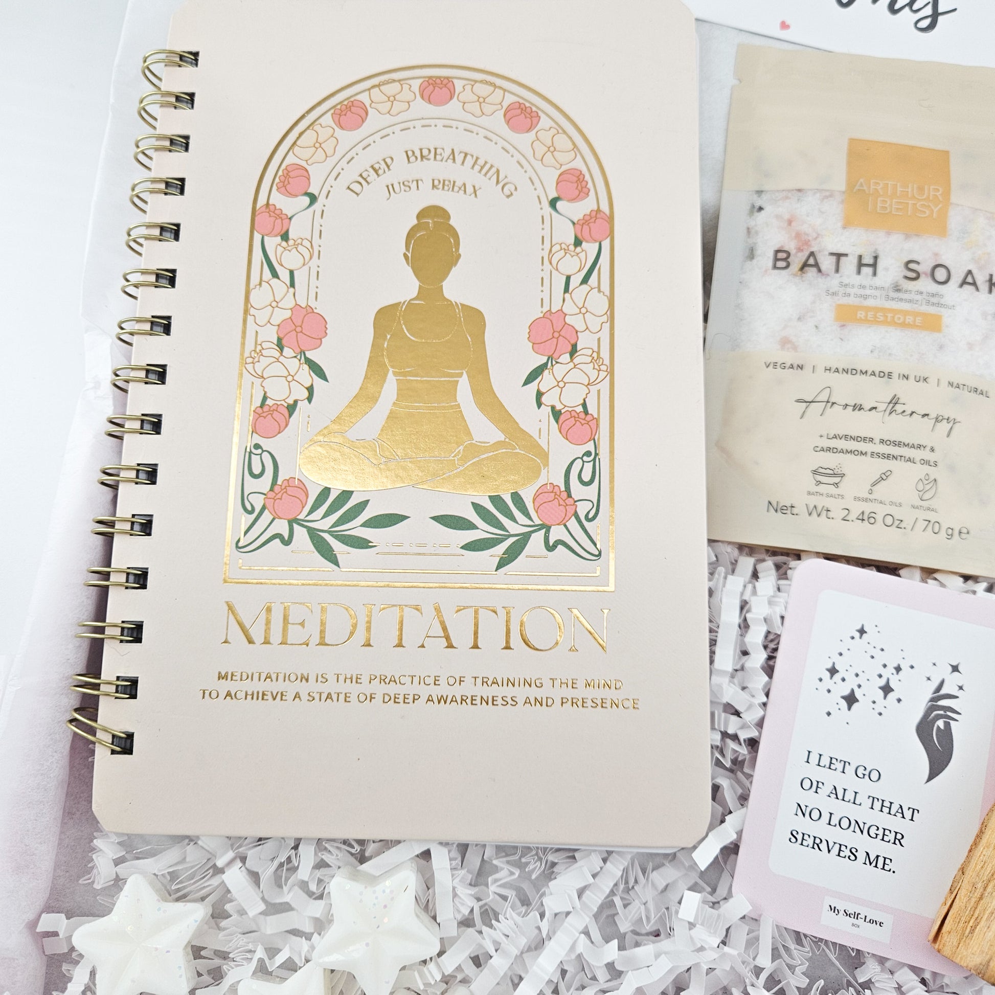 Mindful Manifestation Self Care Gift Box | Spiritual Wellbeing Gifts for her