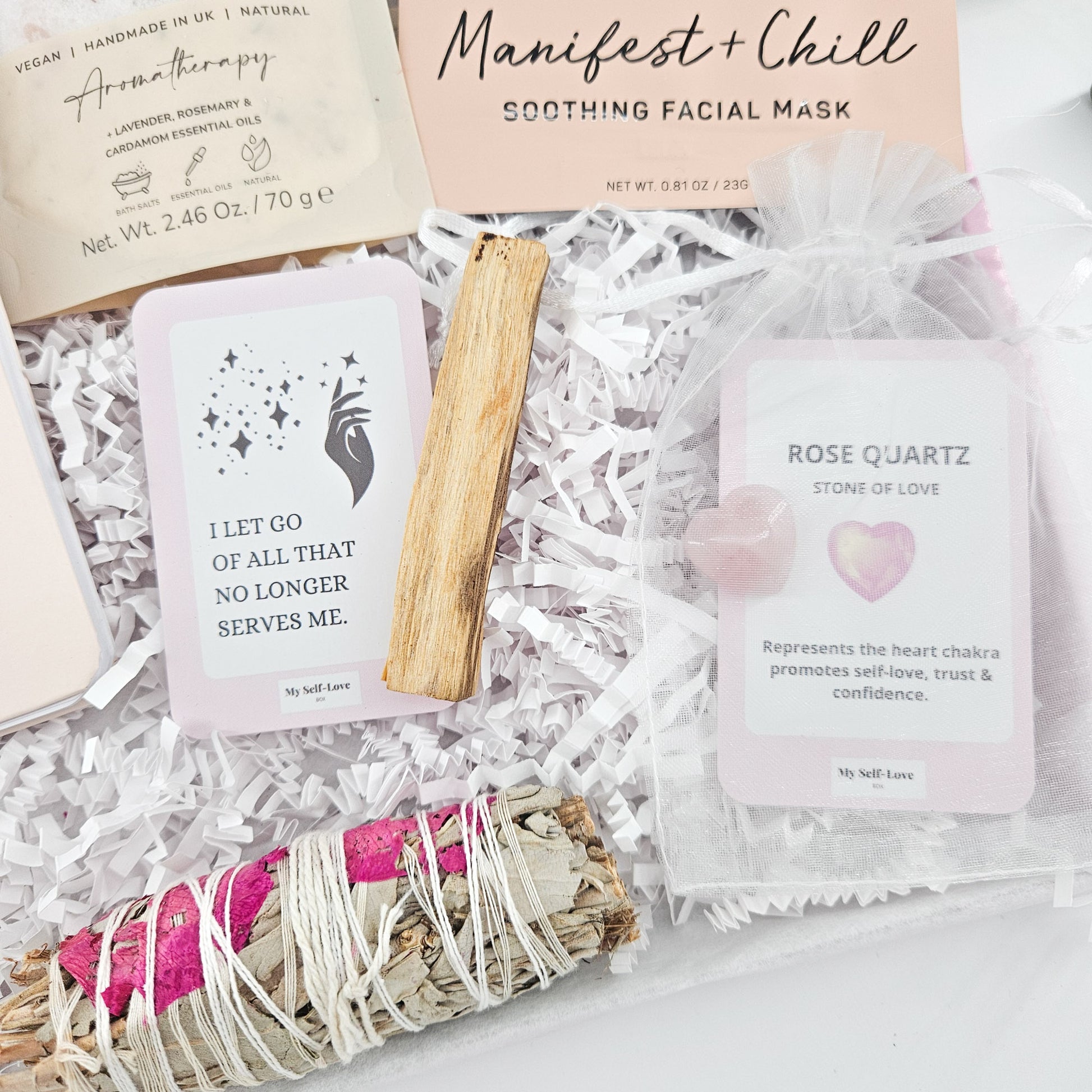 Mindful Manifestation Self Care Gift Box | Spiritual Wellness Gifts for her