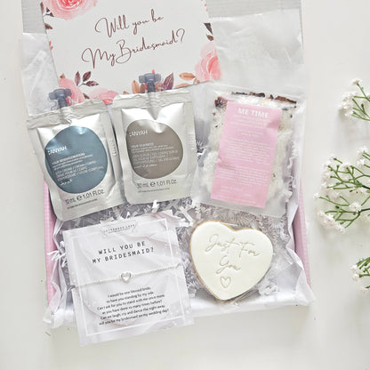 Mini Bridesmaid Proposal Gift Box | Elegant Spa Set
