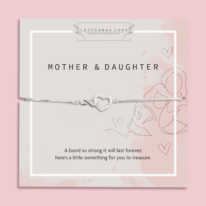 Mother and Daughter Infinity Bracelet | Build your Own mummy birthday gift