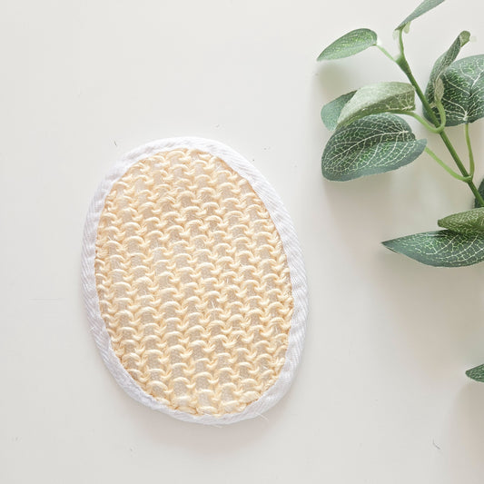 Natural Loofah Exfoliating Pad | Build Your Own Spa Care Package 