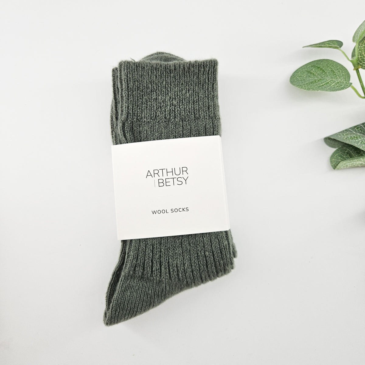 Nordic Pine Alpaca Wool Socks | Build Your Own Gift Box