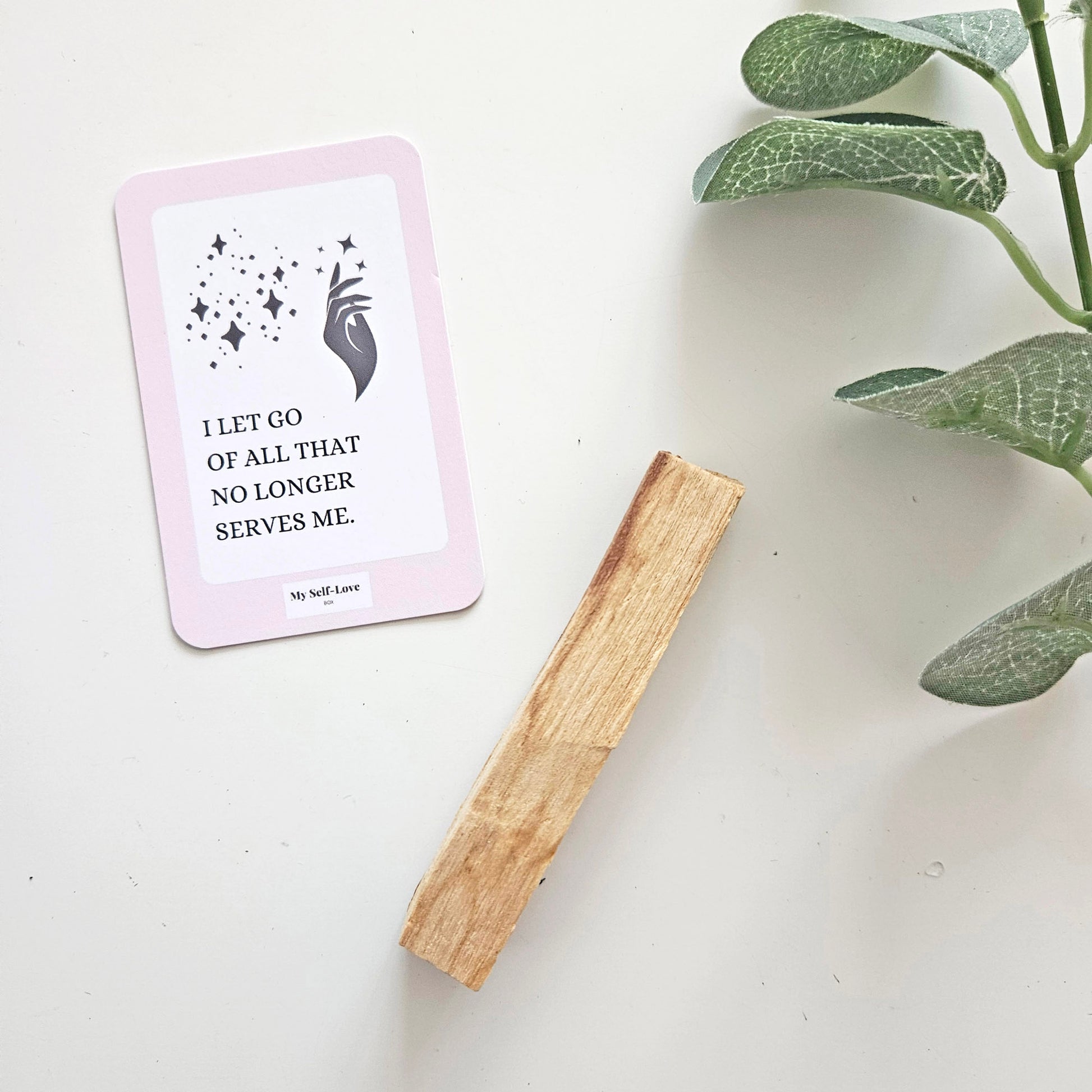 Palo Santo & Affirmation Card | Gifts for Spiritual People