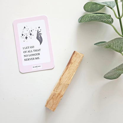 Palo Santo & Affirmation Card | Gifts for Spiritual People