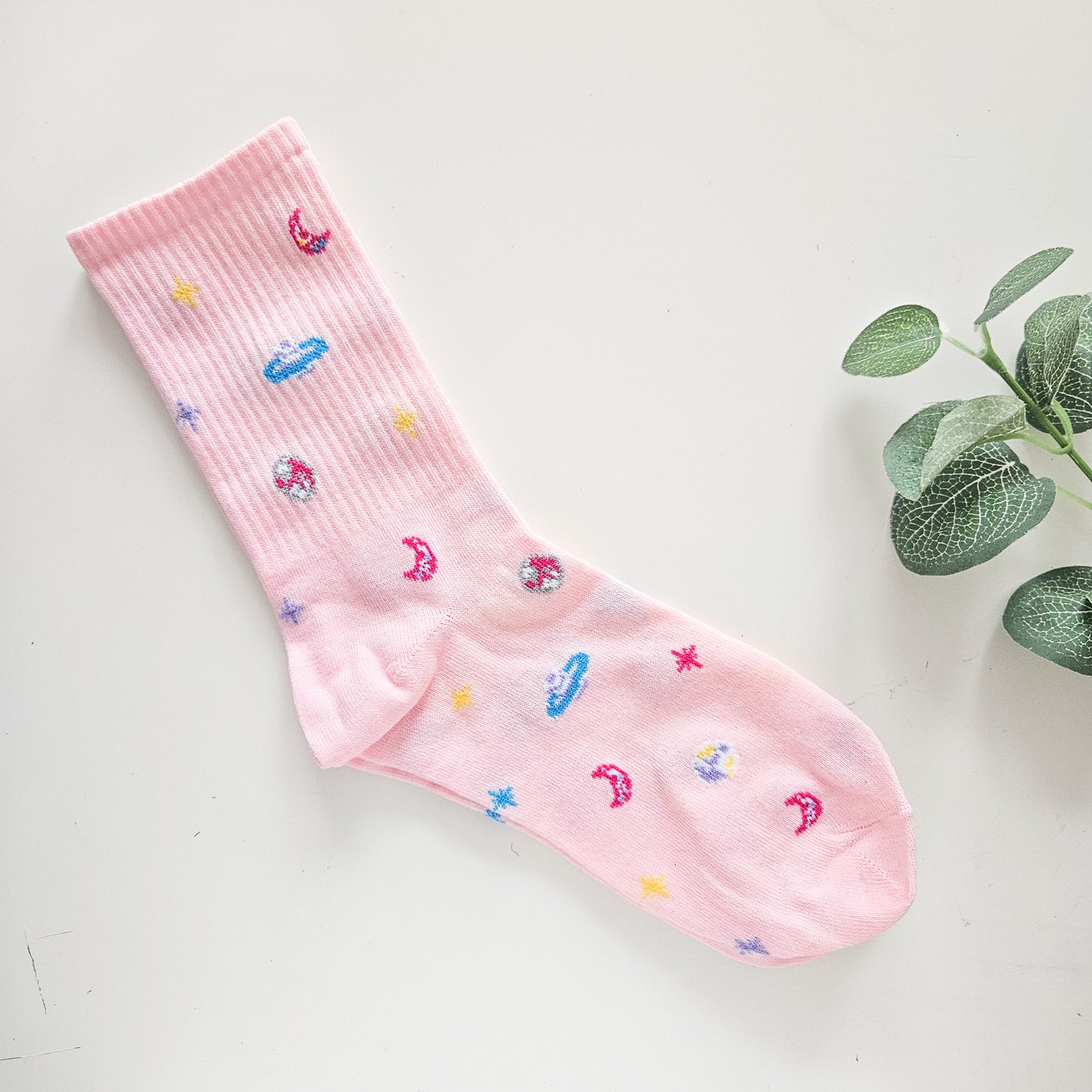 Pink Cosmic Dreams Socks | Build Your Own Birthday Gift Box For her