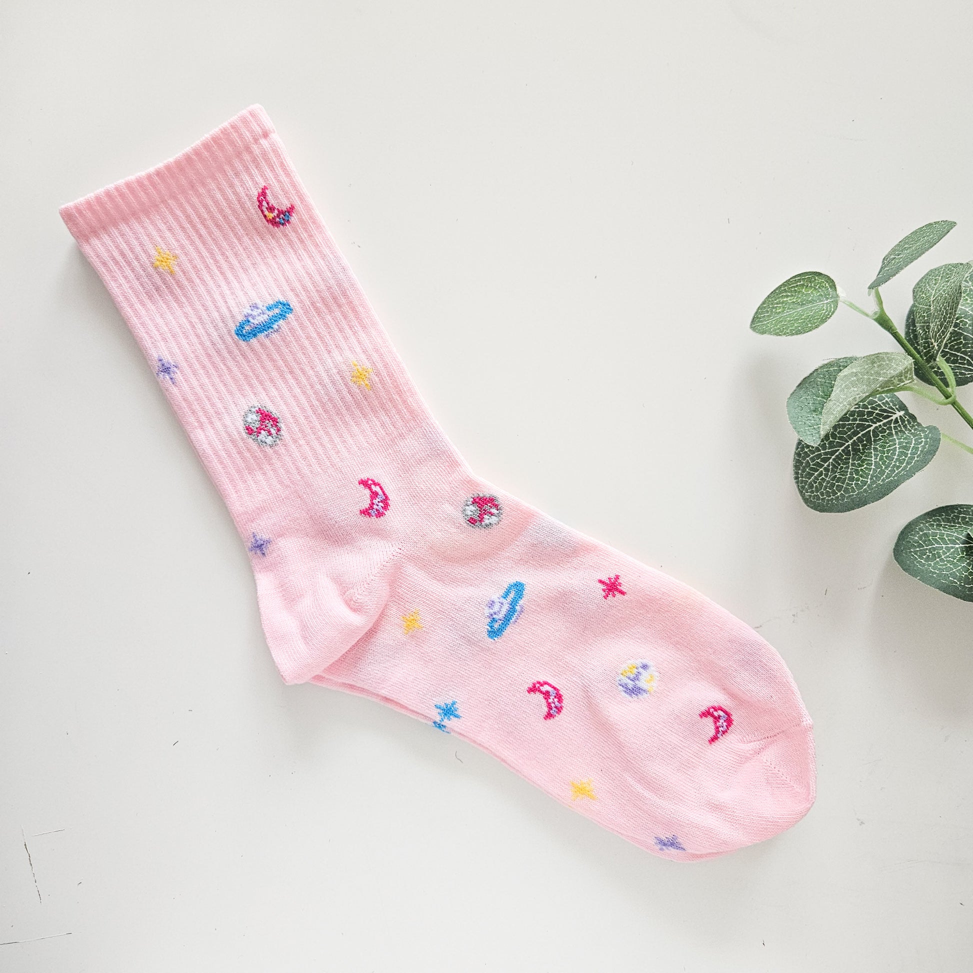 Pink Cosmic Dreams Socks | Build Your Own Birthday Gift Box For her
