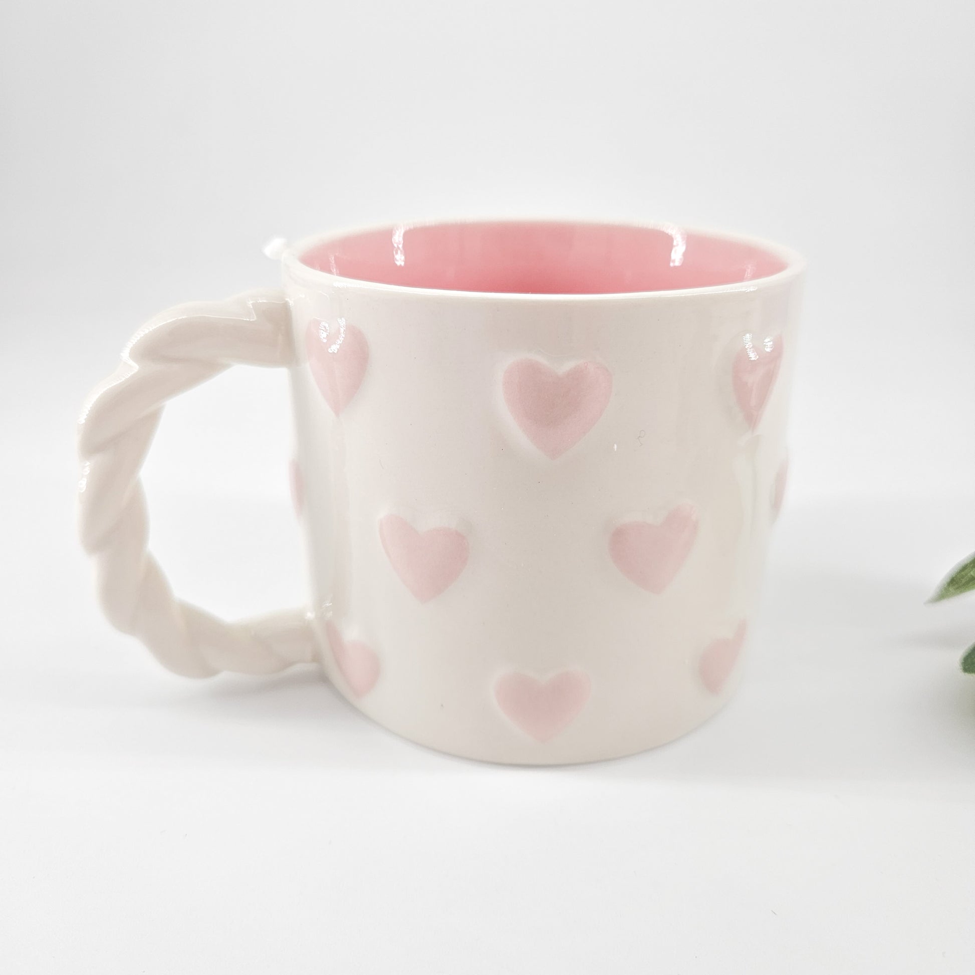 Pink Heart Ceramic Mug | Build Your Own Personalised Gift Box