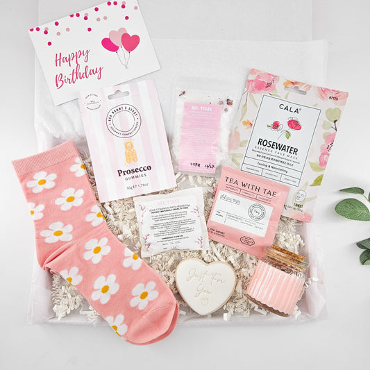 Pink Pamper Gift Box | Daisy Bloom Self Care Box