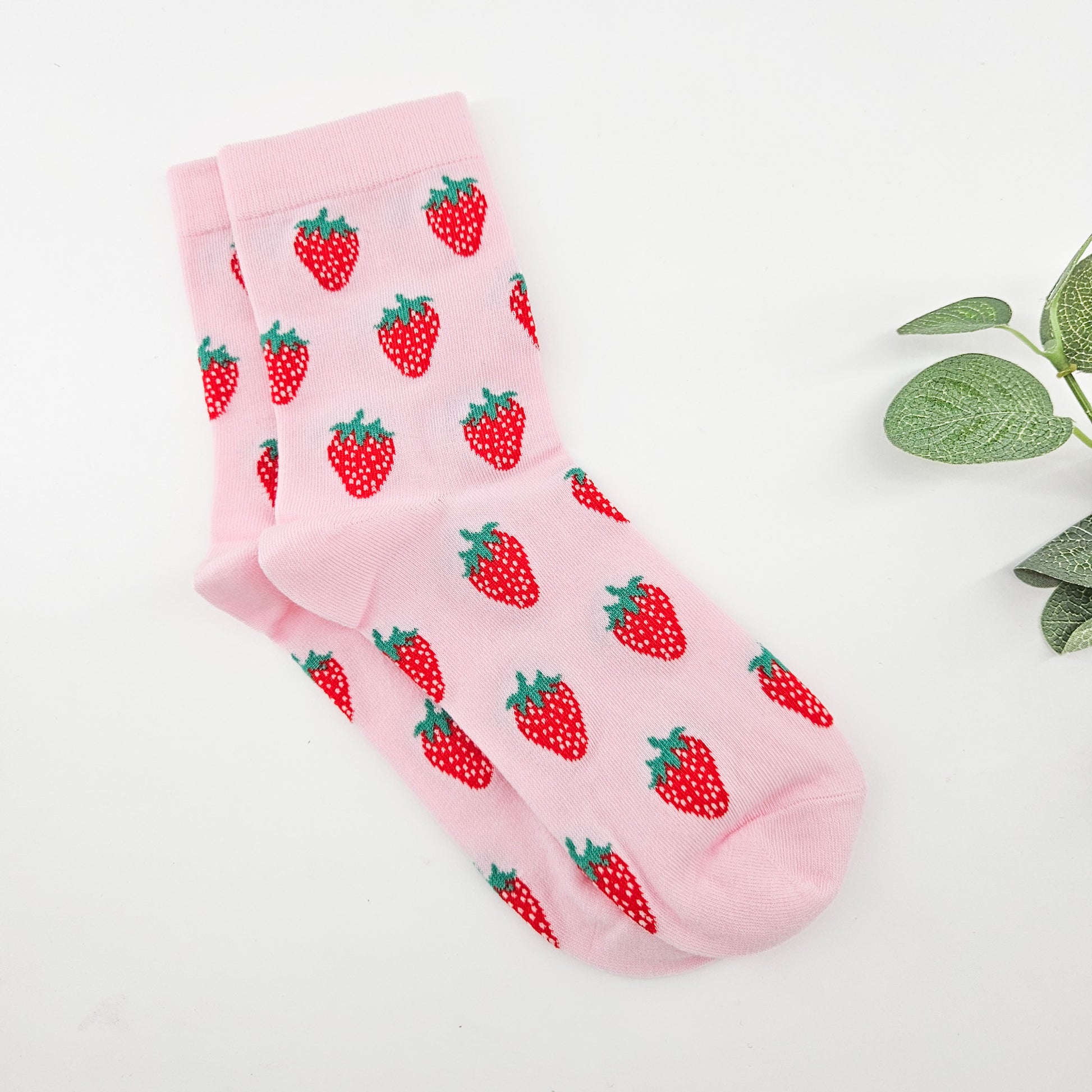 Pink Strawberry Socks | Build Your Own Personalised Gift Box