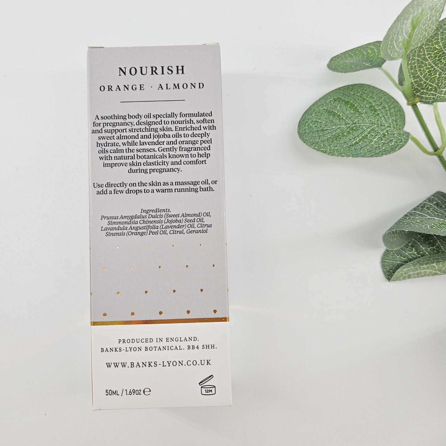Pregnancy Body Oil – Orange & Almond Nourish | Create Your Own Mum to be pamper set