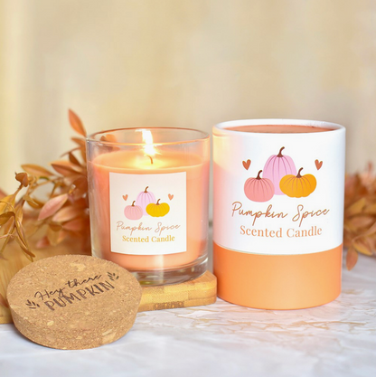 Pumpkin Spice Scented Candle | Build Your Autumn Own Gift Box Uk