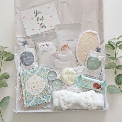 Ramadan Mubarak pamper Hampers Gift for her self care Hamper Next Day Delivery