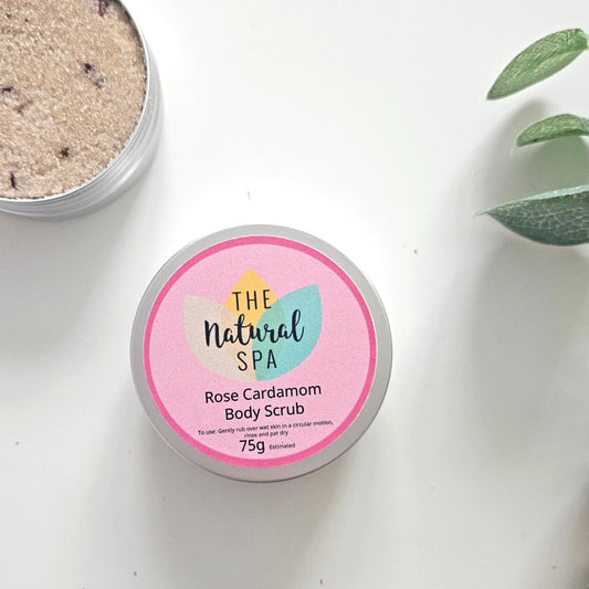 Rose Cardamom Body Scrub | Build Your Own Spa Gift Box