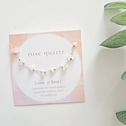 Rose Quartz Bracelet | Build Your Own Thinking Of You Gift Box