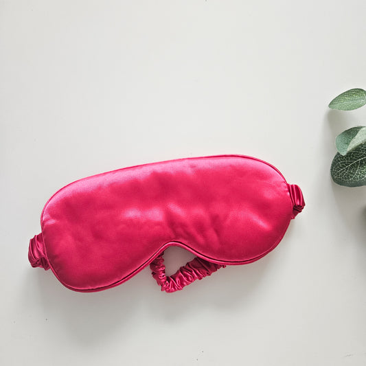 Ruby Red Satin Sleep Mask | Build Your Own Wellbeing Gifts For Her