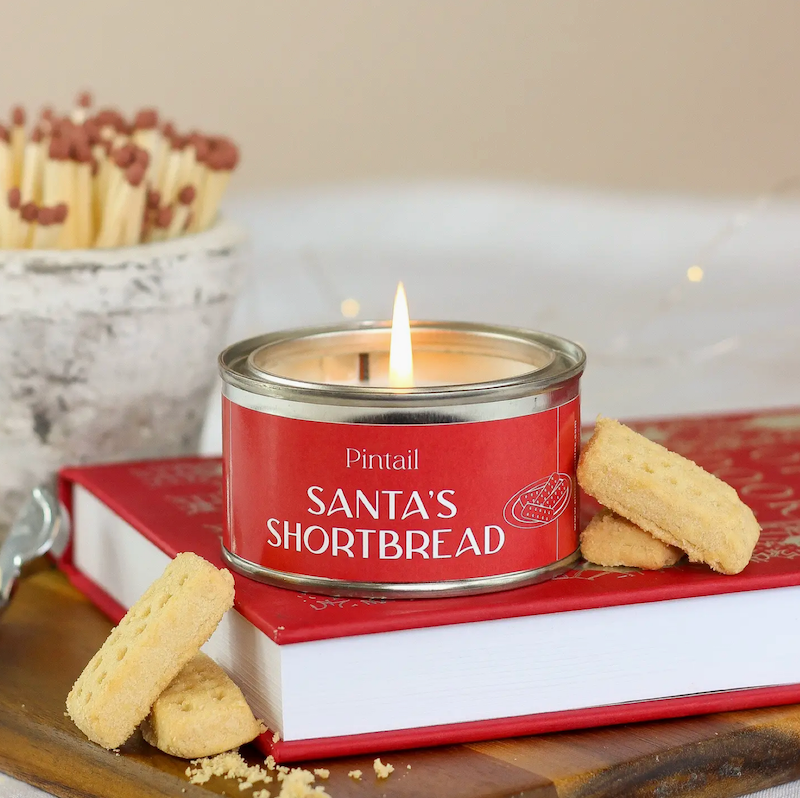 Santa's Shortbread Candle | Build Your Own Christmas Gift Box
