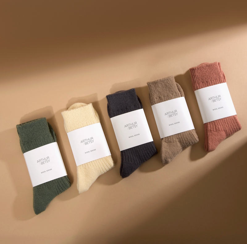 MUTED ROSE LUXURY ALPACA WOOL SOCKS