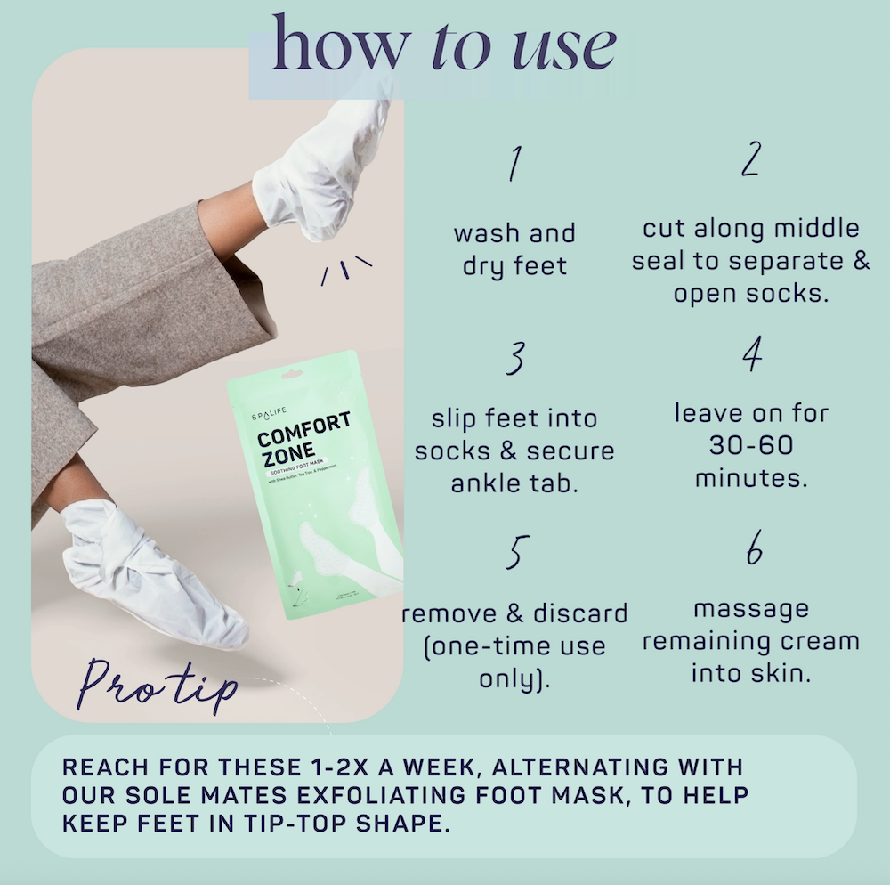 SOOTHING FOOT MASK | RELAXING SELF CARE GIFT