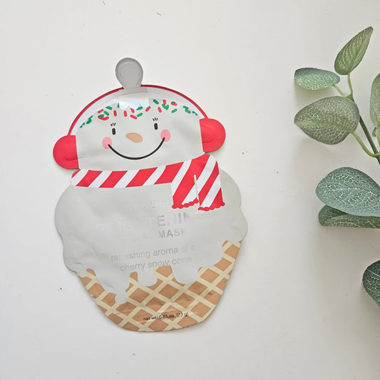 Snow Cone Facial Mask | Build Your Own Christmas Pamper Hamper for female friend