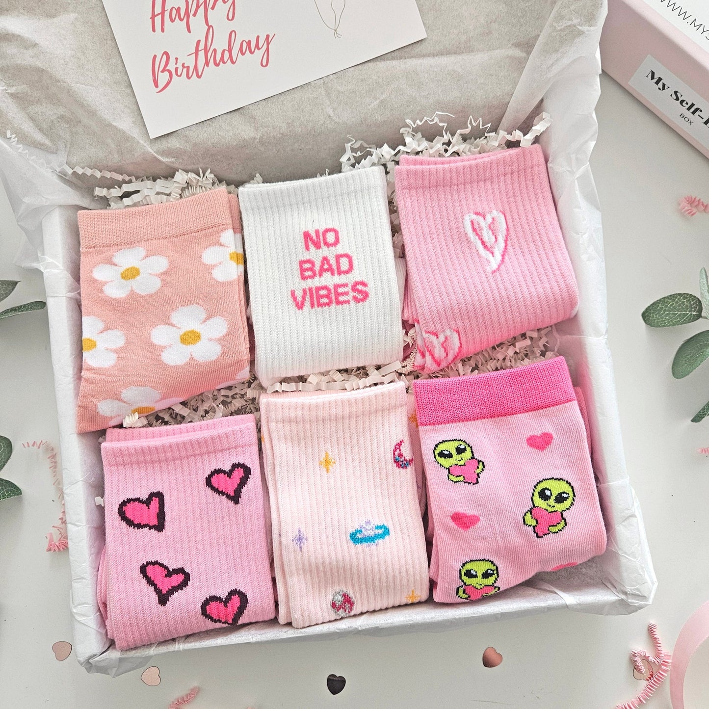 Socks in a box gift boxes thoughtful  birthday gifts for girls 