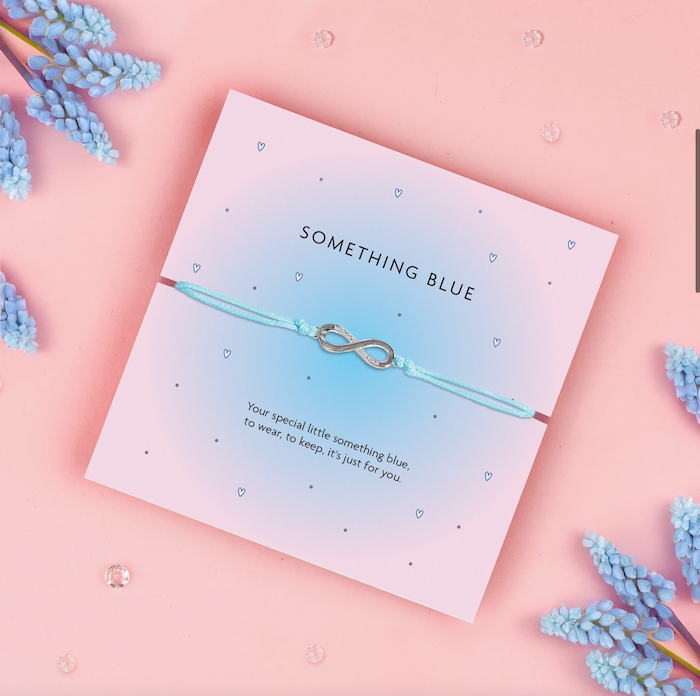 Something Blue Bracelet | Build Your Own Bride to be gifts next day delivery