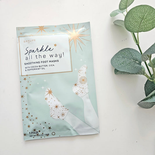 Sparkle All The Way Foot Mask | Build Your Own Christmas Pamper Gift 