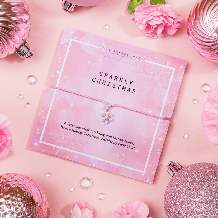Sparkly Christmas Bracelet | Build Your Own thank you Christmas Gift Box for Her
