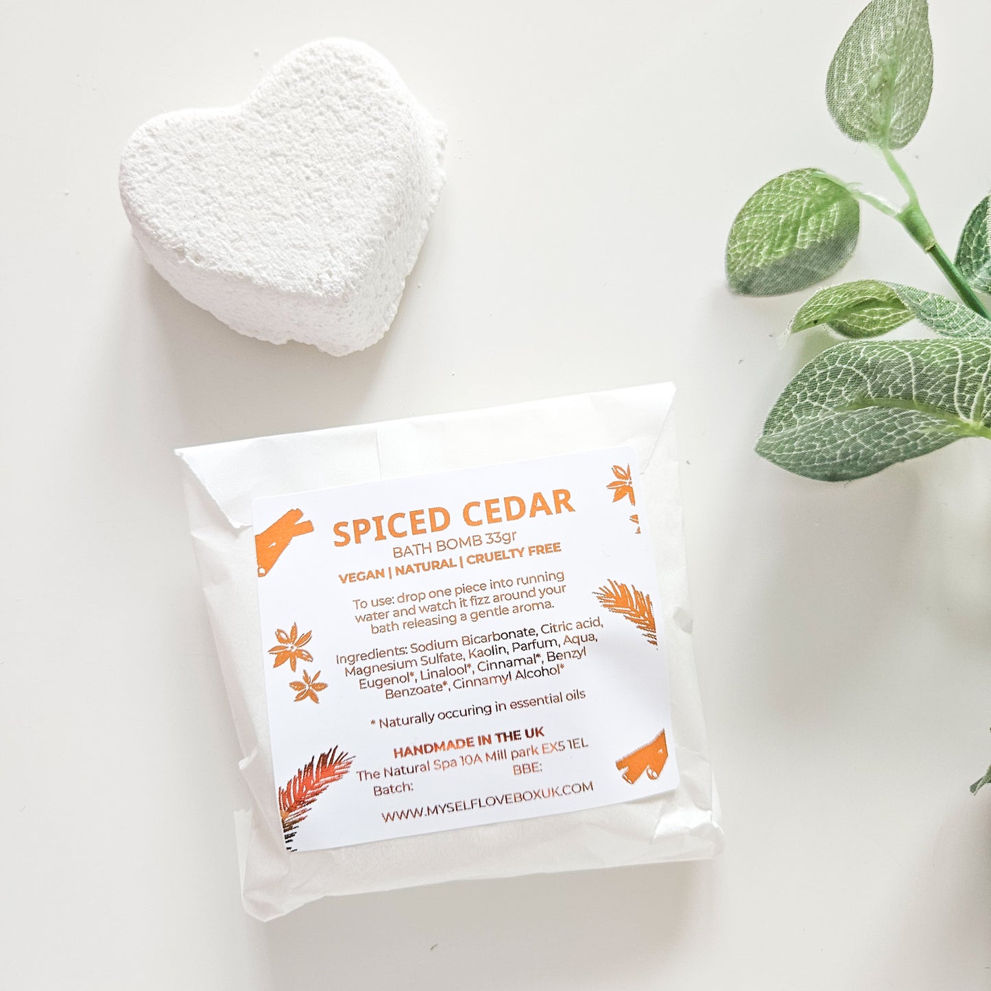 Spiced Cedar Bath Bomb | Build Your Own Autumn Gift Set for Her