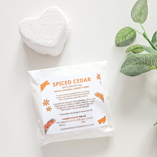 Spiced Cedar Bath Bomb | Build Your Own Autumn Gift Set for Her