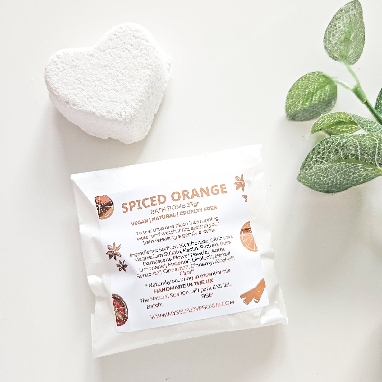 Spiced Orange Bath Bomb | Build Your Own Autumn Gift Box for Women