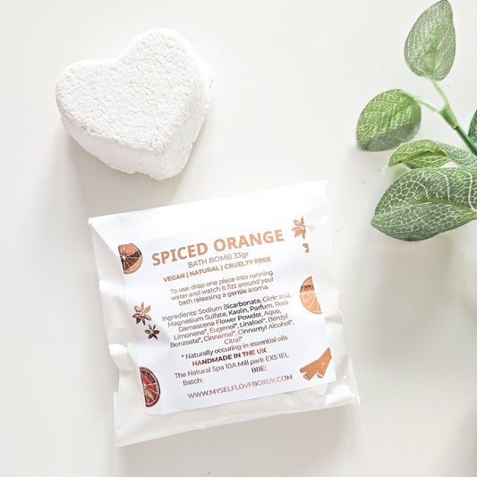Spiced Orange Bath Bomb | Build Your Own Autumn Gift Box for Women