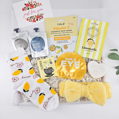 Summer Pamper Gift Box | Lemon & Sunshine Self Care Box
