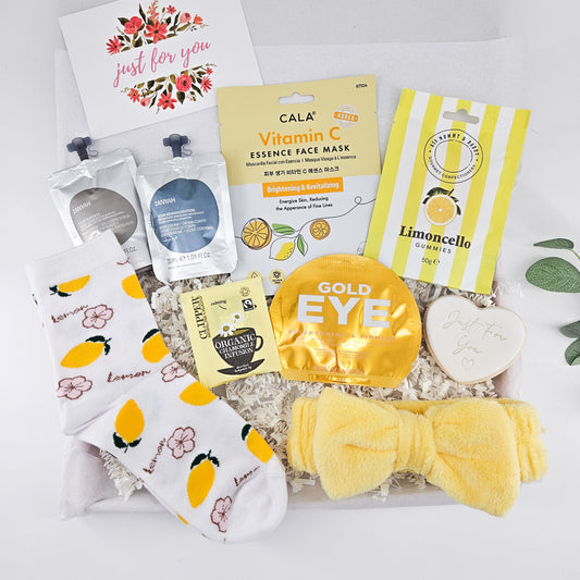 Summer Pamper Gift Box | Lemon & Sunshine Self Care Box