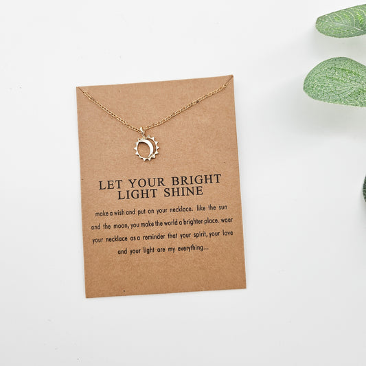 Sun & Moon Necklace – Meaningful Gift | Build Your Own Gift Box