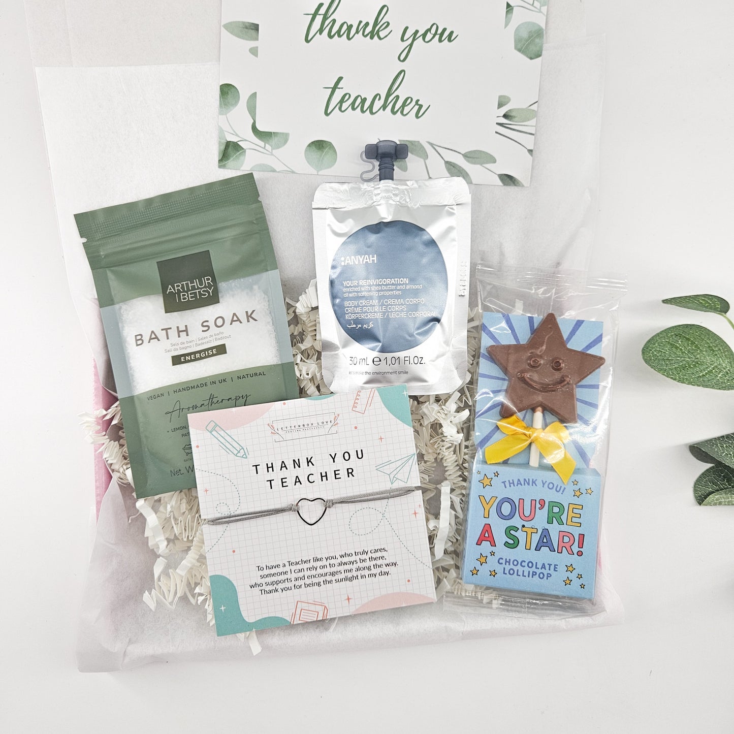 THANK YOU TEACHER LETTERBOX GIFT UK | THE LITTLE THANK YOU