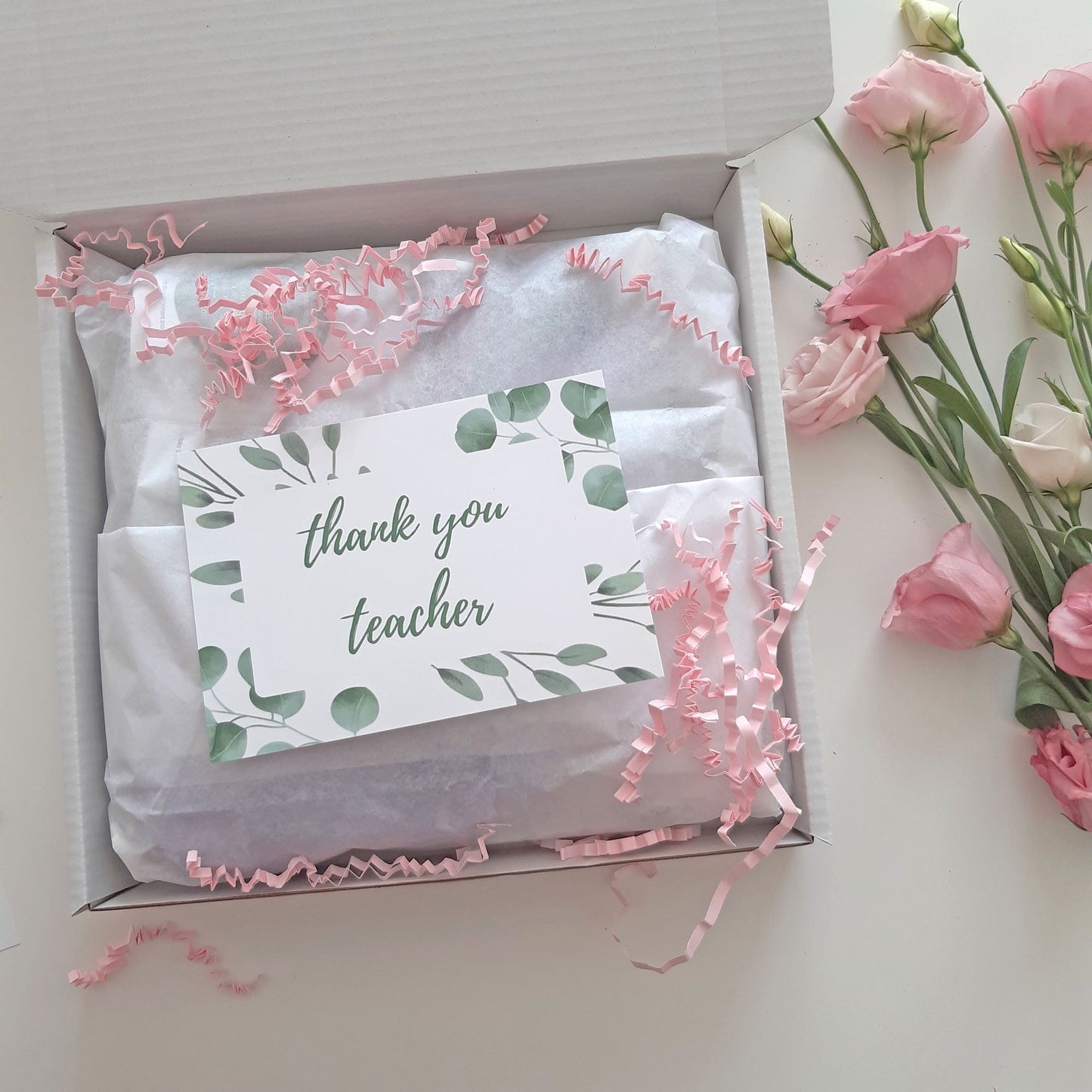 Teacher thank you Gift pamper Basket for her Next Day pamper Present Delivery