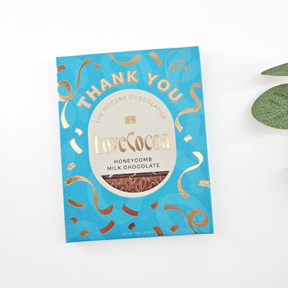 Thank You Honeycomb Milk Chocolate Bar | Build Your Own Gift Box