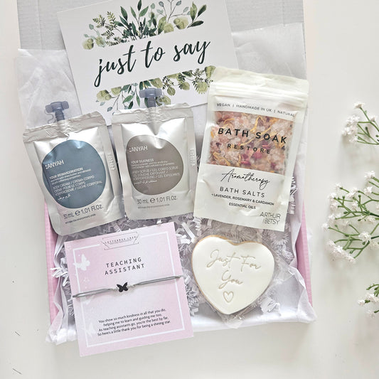 Thank You Teaching Assistant Gift | Letterbox Pamper Set 