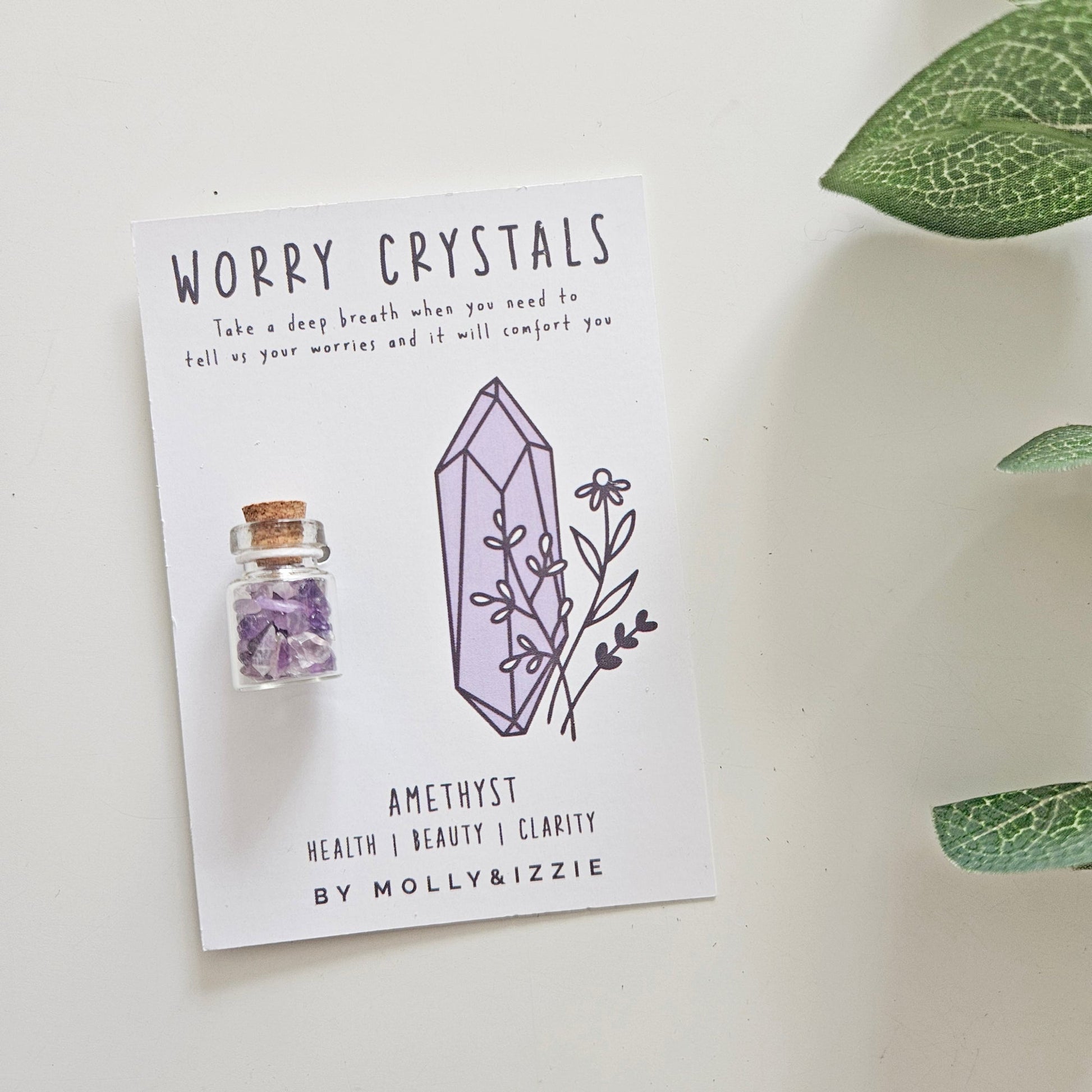 Thinking Of you Letterbox Gift Amethyst Gifts self care gifts for her