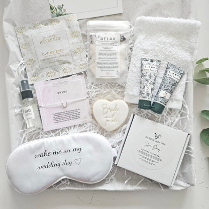 Thoughtful bride to be self care gifts mother to bride pamper gift by post