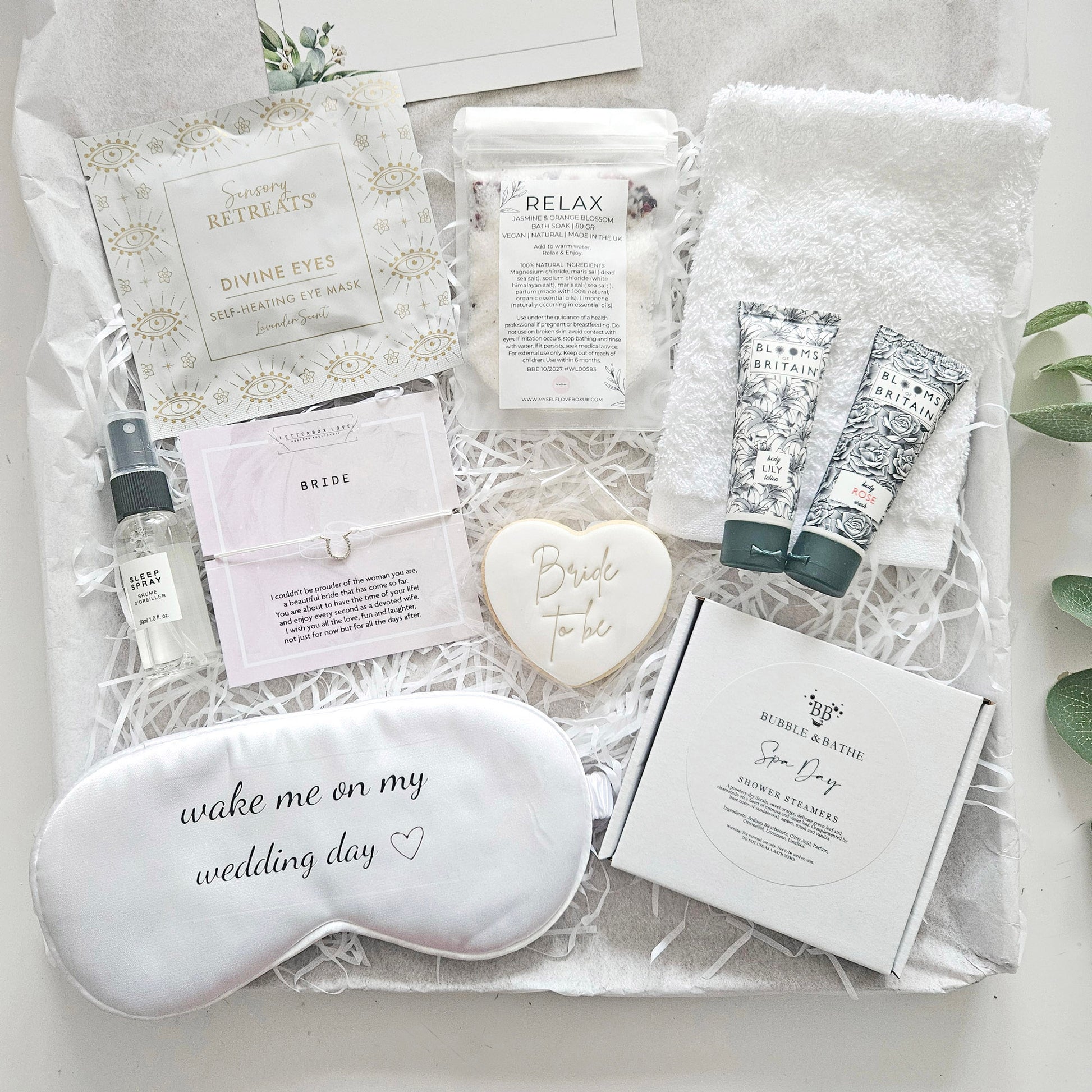 Thoughtful bride to be self care gifts mother to bride pamper gift by post uk