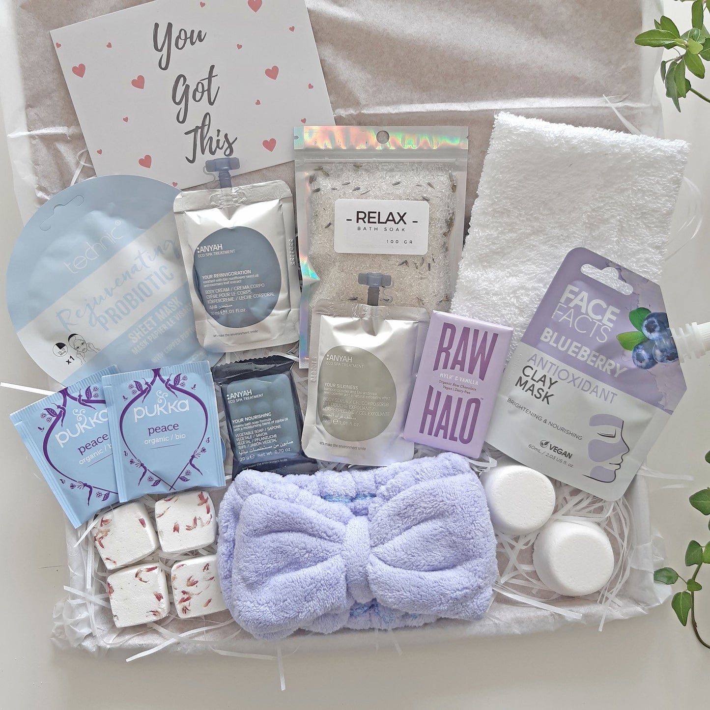 Vegan self care hamper vegan thinking of you presents for her