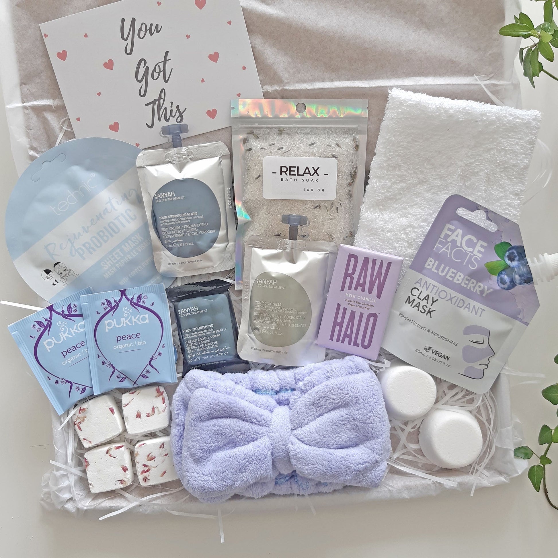 Vegan self care hamper vegan thinking of you presents for her
