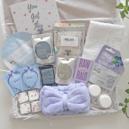 Vegan self care hamper vegan thinking of you presents for her