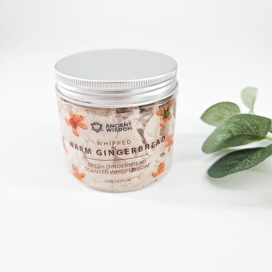 Warm Gingerbread Whipped Soap | Festive Pamper Gift