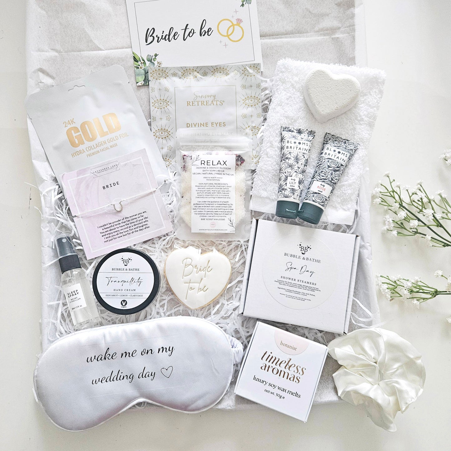 Wedding & Bride To Be Pamper Gift Boxes luxury Bridal gifts
